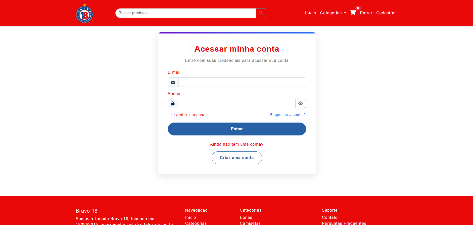 Tela de Login Personalizada